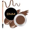 BEFIVECOK 2Pcs Brow Pomade Set with Dual-ended Eyebrow Brush, High pigment Water proof Natural finish Eyebrow Makeup Set with Eyebrow Brush for Women and Girls08# view 1