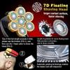 Electric Razor for Men, 5 IN 1 Shaver For Men 7D Independently 7 Cutter Floating Head Waterproof Electric Razor Multifunction Trimmer Machine view 2