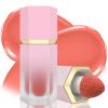 BEFIVECOK Liquid Blush for Cheeks, Soft Cream Blush with Cushion Applicator, Dewy Finish Matte Velvet Texture, High-Pigmented Blendable, Long-Wearing Rubor Makeup | #04 EBULLIENT-Cool Pink view 1