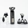 Electric Razor for Men, Multi-Function Electric Shaver Three-Blade Digital Display Electric Razor Interchangeable Head Whole Body Washing Razor Trimmer view 1