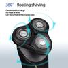 Electric Razor for Men, Multi-Function Electric Shaver Three-Blade Digital Display Electric Razor Interchangeable Head Whole Body Washing Razor Trimmer view 4