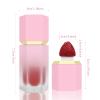 BEFIVECOK Liquid Blush for Cheeks, Soft Cream Blush with Cushion Applicator, Dewy Finish Matte Velvet Texture, High-Pigmented Blendable, Long-Wearing Rubor Makeup | #01 SEDUCTIVE-Bright Red view 2