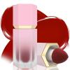 BEFIVECOK Liquid Blush for Cheeks, Soft Cream Blush with Cushion Applicator, Dewy Finish Matte Velvet Texture, High-Pigmented Blendable, Long-Wearing Rubor Makeup | #08 ARDOUR-Chili Red view 1