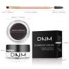 BEFIVECOK Eyebrow Pomade Kit with Dual-ended Eyebrow Brush, Water and Stain Resistant High Pigment Pomade, Corrects Brow Imperfections for Natural Long-lasting Brow Makeup (01# Ebony) view 2