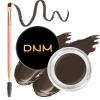 BEFIVECOK 2Pcs Brow Pomade Set with Dual-ended Eyebrow Brush, High pigment Water proof Natural finish Eyebrow Makeup Set with Eyebrow Brush for Women and Girls04# view 1