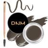 BEFIVECOK 2Pcs Brow Pomade Set with Dual-ended Eyebrow Brush, High pigment Water proof Natural finish Eyebrow Makeup Set with Eyebrow Brush for Women and Girls06# view 1
