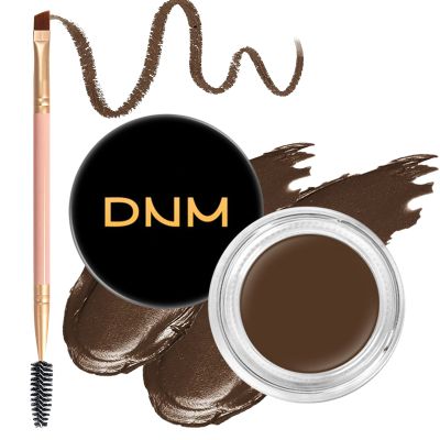 BEFIVECOK Eyebrow Pomade Kit with Dual-ended Eyebrow Brush, Water and Stain Resistant High Pigment Pomade, Corrects Brow Imperfections for Natural Long-lasting Brow Makeup (05# Soft Brown)
