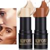 LSxia 2 Pcs Cream Contour Stick Makeup Kit, Cream Highlighter Stick & Contour Bronzer Stick for Cheeks, Lightweight Blendable Smooth -Highlighter & Bronzer (#05 Beige Gold #08 Brown) view 1