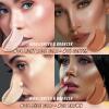 LSxia 2 Pcs Cream Contour Stick Makeup Kit, Cream Highlighter Stick & Contour Bronzer Stick for Cheeks, Lightweight Blendable Smooth -Highlighter & Bronzer (#05 Beige Gold #08 Brown) view 4