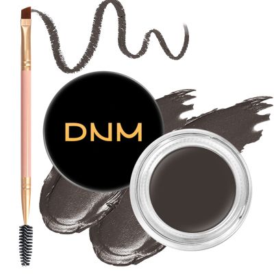 BEFIVECOK 2Pcs Brow Pomade Set with Dual-ended Eyebrow Brush, High pigment Water proof Natural finish Eyebrow Makeup Set with Eyebrow Brush for Women and Girls10#