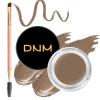BEFIVECOK Eyebrow Pomade Kit with Dual-ended Eyebrow Brush, Water and Stain Resistant High Pigment Pomade, Corrects Brow Imperfections for Natural Long-lasting Brow Makeup (07# Taupe) view 1