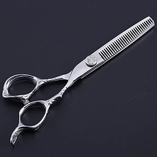 Hair Cutting Shears, 6 Inch Professional Japan 440c 6cr13 Hair Scissors Set Make Up Thinning Shears Cutting Barber Tools Hairdressing Scissors (Color : Thinning)