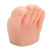 Nail Art Foot Model, Reusable Portable Practice Fake Foot Model Washable Professional for Tattoo Salon for Beginner (Right) view 1