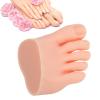 Nail Art Foot Model, Reusable Portable Practice Fake Foot Model Washable Professional for Tattoo Salon for Beginner (Right) view 2