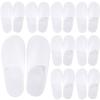 Kichvoe 20pairs Disposable Hotel Slippers Soft Non-slip Spa Slippers for Guests for Weddings and Travel Comfortable and Warm view 1