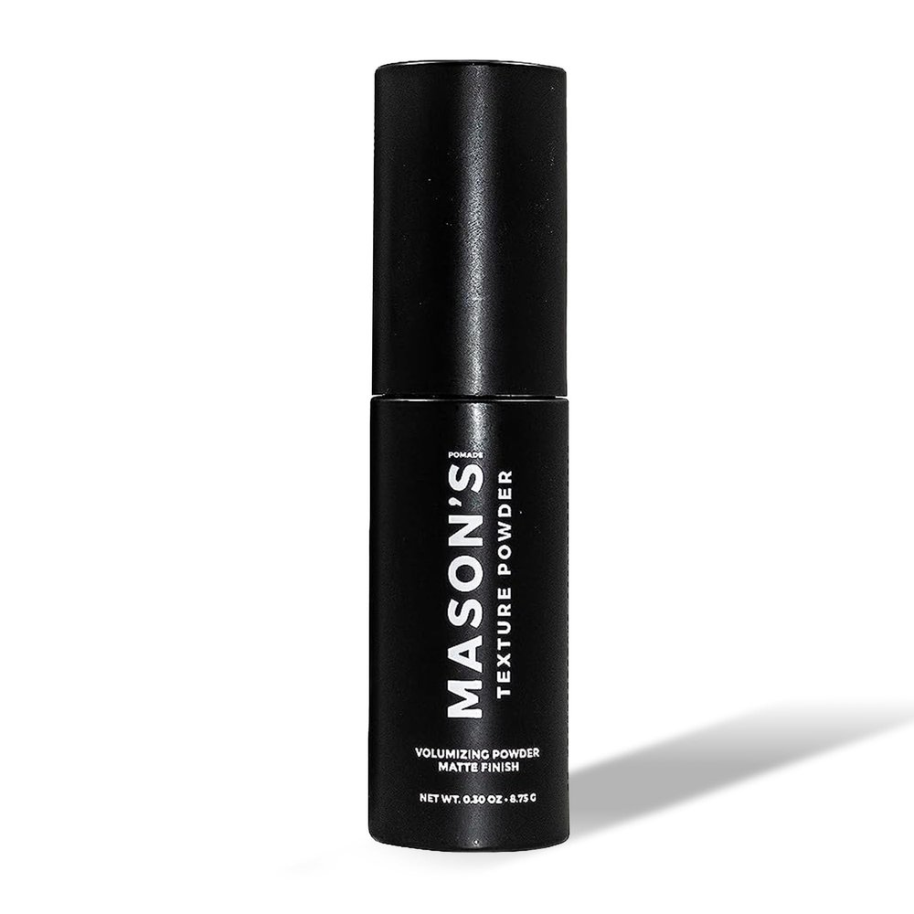 Mason's Texture Powder for Men  Strong Hold Lightweight Styling Powder for Volume & Matte Finish  Non-Sticky, Citrus Scent Hair Texture Boost  Barbershop-Quality Hair Care  8.75g