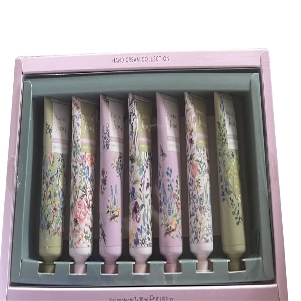 Heathcote & Ivory Flower Of Focus 7pc Hand Cream Collection 7 x 1.01 Fl Oz