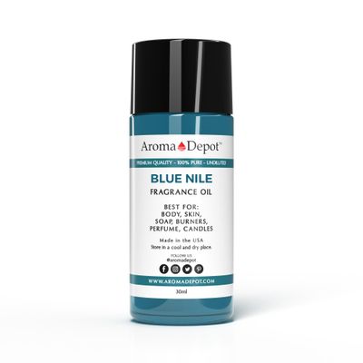 Aroma Depot 30ml. Blue Nile Roll-on Perfume/Skin Body Fragrance Oil. Our Interpretation, Pure-Uncut. Add a Few Drops to Your Aromatherapy Diffuser.