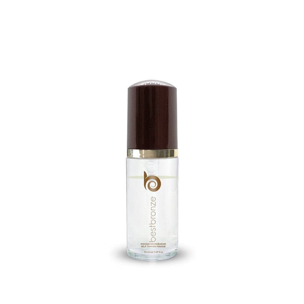 Best Bronze Clear Travel Self Tanner Mousse - Sunless Tanner Foam for Customizable Light, Medium & Dark Tan - Vegan Tanning Mousse & Travel Size (1.7 Fl Oz)