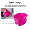 Feet Soaking Tub,Foot Soaking Bath Basin,foot Spa Soak,portable Bath,Large Foot Soaking Tub, Foot Bath Spa Massager Tub, Foot Bath Spa, Wash Basin, Foot Bucket Foot Soaking Tub Feet At Home ( Color : view 4