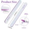200 Pcs Nail Files 100/180 Grit Double Sides Emery Boards Reusable Nail Files for Acrylic Fingernails Professional Manicure Tools for Natural Acrylic Fingernail Home and Salon Supplies view 2