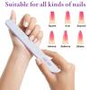 200 Pcs Nail Files 100/180 Grit Double Sides Emery Boards Reusable Nail Files for Acrylic Fingernails Professional Manicure Tools for Natural Acrylic Fingernail Home and Salon Supplies view 4