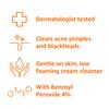 Amazon Basics Acne Cream Cleanser with 4% Benzoyl Peroxide, 5 Fluid Ounces, 1-Pack view 3
