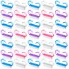 200 Pcs Handle Grip Nail Brush Fingernail Scrub Cleaning Cleaner Nail Brushes Scrubber Bulk for Men Women Hands Feet Toes and Nails Pedicure, 4 Colors view 1