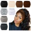 AKTVSHOW 7'' Wide Headbands for Women, Extra Large Turban Workout Headband Fashion Yoga Hair Bands Boho Twisted Thick Hair Accessories, 8Pack view 1