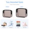 PACKISM Clear Makeup Bags - Well-made Clear Toiletry Bags for Traveling, Water-resistant Tsa Approved Toiletry Bag with Zipper Holds Small Items for Organization Fit Travel Essentials, Black Brown view 3