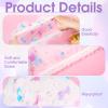 20 Pcs Waterproof Shower Caps for Women,Reusable Plastic Bath Hair Caps with Elastic Band Assorted Colors for Home,Salon & Spa view 3