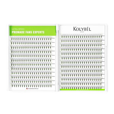 500 Premade Fans Eyelash Extensions 11mm Single Length Promade Lash Fans C/D Curl Premade Fans Pointed Thin Base Handmade Volume Premade Lash Extensions Fans(12D,0.05-D-11MM)