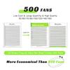 500 Premade Fans Eyelash Extensions 9mm Single Length Promade Lash Fans C/D Curl Premade Fans Pointed Thin Base Handmade Volume Premade Lash Extensions Fans(12D,0.05-C-9MM) view 2