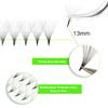 500 Premade Fans Eyelash Extensions 14D 15mm Single Length Promade Lash Fans C/D Curl Premade Fans Pointed Thin Base Handmade Volume Premade Lash Extensions Fans(14D,0.05-D-15MM) view 4