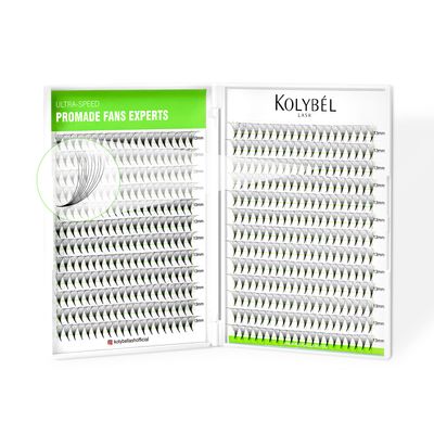 500 Premade Fans Lash Extensions 10D 14mm Single Length Promade Lash Fans 0.05 D Curl Premade Eyelash Fans Pointed Thin Base Handmade Volume Premade Lash Extensions (10D,0.05-D-14MM)