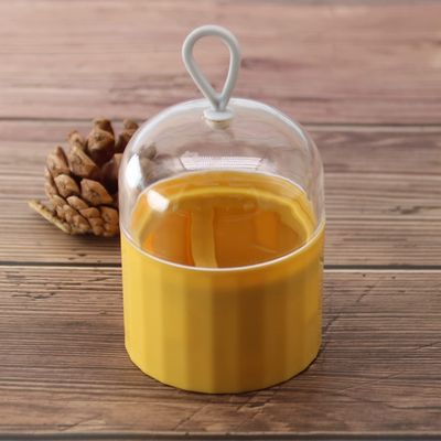 Makeup Sponge Blender Holder Travel Carrying Case Sponge Drying Rack Stand Holder Egg Powder Puff Drying Shelf Cute NO SPONGE INCLUDED (New Yellow)