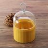 Makeup Sponge Blender Holder Travel Carrying Case Sponge Drying Rack Stand Holder Egg Powder Puff Drying Shelf Cute NO SPONGE INCLUDED (New Yellow) view 1