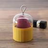 Makeup Sponge Blender Holder Travel Carrying Case Sponge Drying Rack Stand Holder Egg Powder Puff Drying Shelf Cute NO SPONGE INCLUDED (New Yellow) view 2