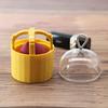 Makeup Sponge Blender Holder Travel Carrying Case Sponge Drying Rack Stand Holder Egg Powder Puff Drying Shelf Cute NO SPONGE INCLUDED (New Yellow) view 3