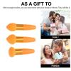 Beavorty 3pcs Makeup Brush Pen Portable Wet Dry Makeup Applicators Skin-friendly Cosmetic Puff for Foundation Concealer High-density Sponge Handle for Daily Use view 2