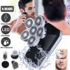 Electric Razor for Men, 5 in 1 Multifunction Rechargeable IPX7 Washable Electric Men Electric Shaver 5D Floating Heads Bald Head Shaver for Men view 2
