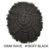 Afro Curl Toupee for Black Men Hair Pieces African American Mens Toupee Afro Kinky Curly Human Hair Replacement System Injected Full Poly Skin PU Man Hair Units Wigs Natural Weaves view 2