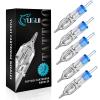 40Pcs Tattoo Cartridge Needles - Yugui Tattoo Needles 1203RS,1205RS,1207RS,1209RS Assorted Sizes for Tattoo Shader Tattoo Pen Tattoo Kit Tattoo Supplies forTattoo Artist view 1