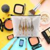 BLUPARK Funny giraffe cosmetic bag Animals lover gift giraffe zipper pouch giraffe lover gift giraffe makeup bag giraffe gifts for women(Giraffe Bag) view 3