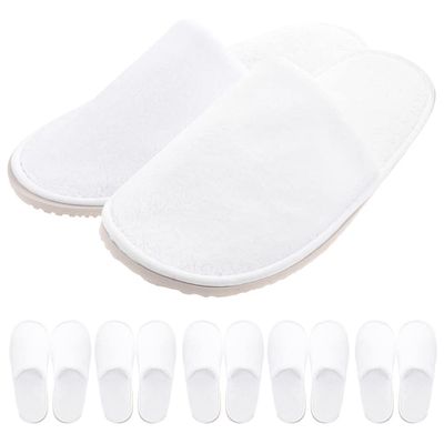 GLEAVI 6 Pairs Slippers One Time Slipper Mens Pantuflas Para Hombres Boots for Women Bathroom Sandals Disposable for Guest Bulk Disposable At Home Supplies