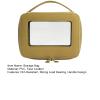 Altsuceser Transparent Visible Travel Toiletry Bag wih Zippers Clear Makeup Artist Large Bag Diaper Case Luggage Organizer Storage Toiletries Cosmetic Pouch Makeup Bags Apricot view 3