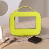 Altsuceser Transparent Visible Travel Toiletry Bag wih Zippers Clear Makeup Artist Large Bag Diaper Case Luggage Organizer Storage Toiletries Cosmetic Pouch Makeup Bags Yellow view 2