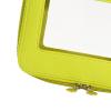 Altsuceser Transparent Visible Travel Toiletry Bag wih Zippers Clear Makeup Artist Large Bag Diaper Case Luggage Organizer Storage Toiletries Cosmetic Pouch Makeup Bags Yellow view 4