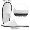 Geyoga 24 Pairs Disposable Slippers for Guests Bulk 2 Size Cotton Hotel Spa House Slippers for Graduation Wedding Party Shoeless Home Travel Individually Wrapped(Gray, Black, Khaki, Blue Border) view 2