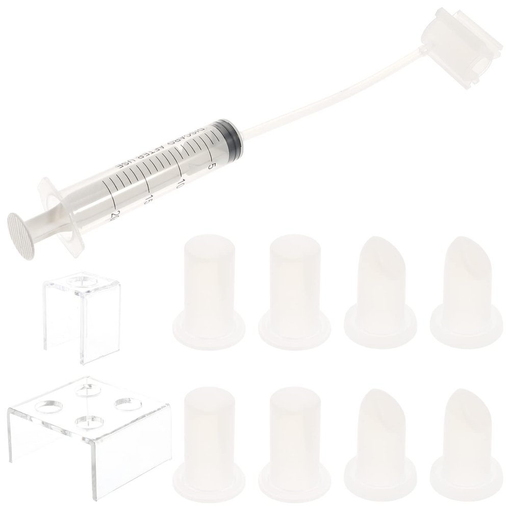 Beavorty Womens Womens 1 Set of DIY Lipstick Mold Tools Plastic Lipstick Mold Cosmetic Ejector with Bracket Making Tools Silcone Molds Silcone Molds